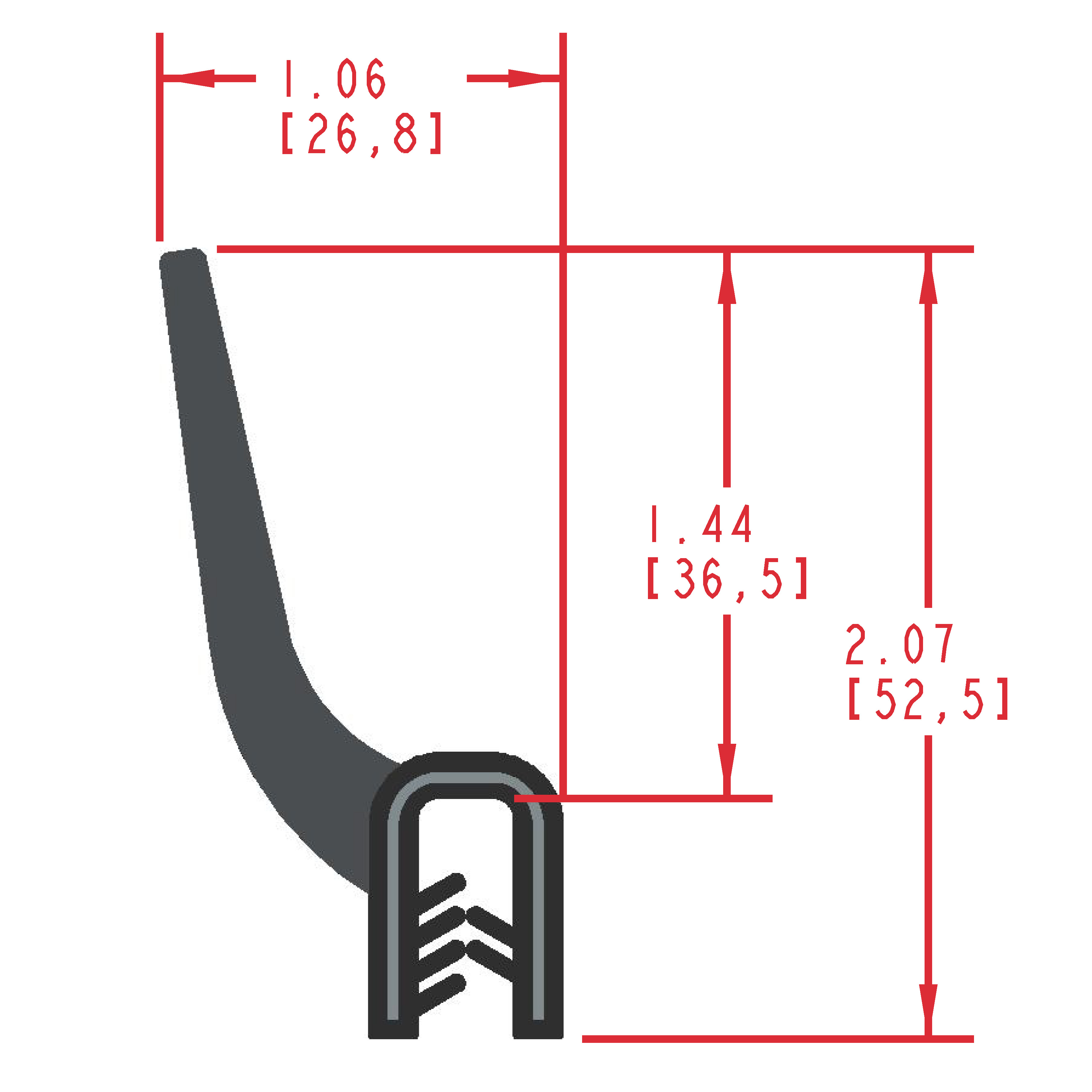 Wiper Flap Seal Profiles Ebco Inc